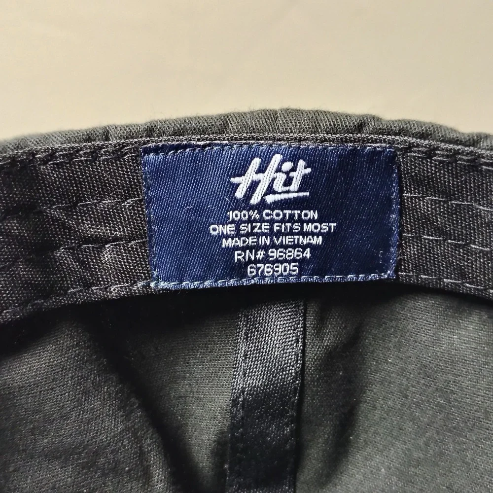 KGLT FM Radio Hat Cap Adjustable Strap Cotton Bozeman Montana Mic Logo Embroider